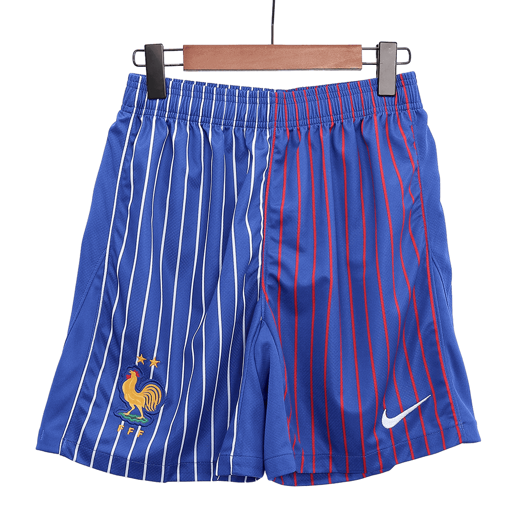 Shorts de football extérieurs de l'équipe de France 2024
