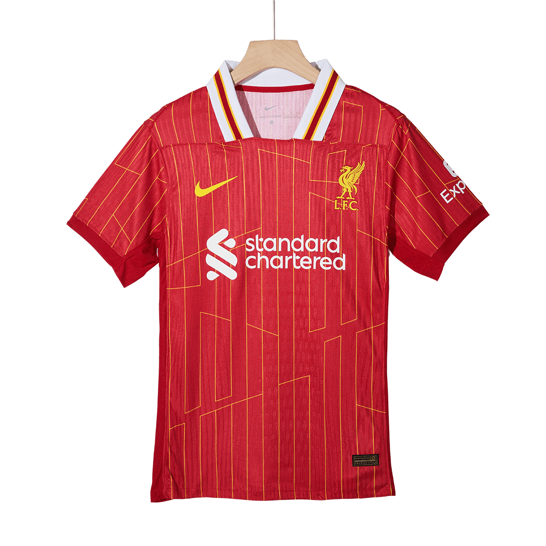 Liverpool CHAMPIONS #20 Home Soccer Jersey Authentic 2024/25