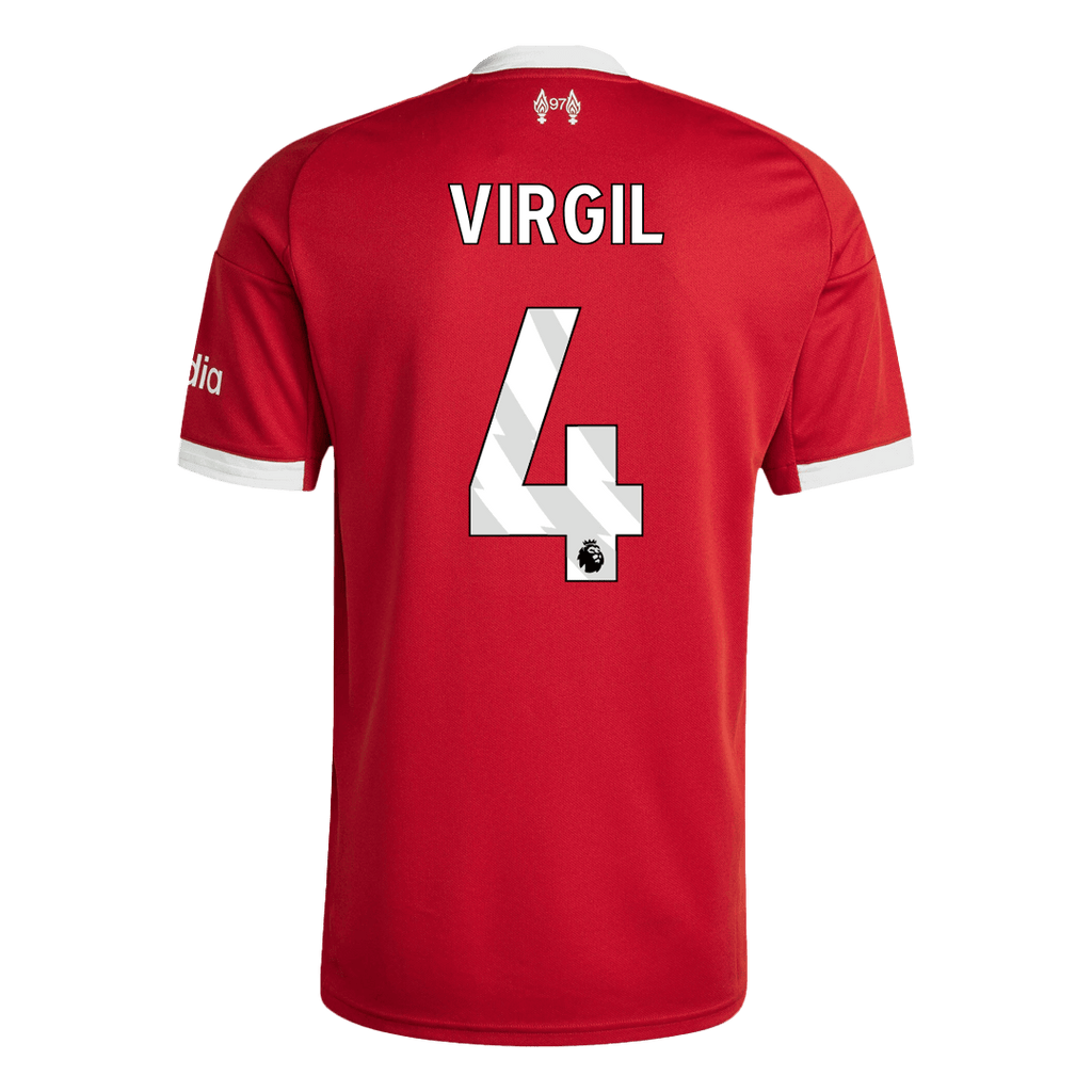 Liverpool VIRGIL #4 Home Soccer Jersey 2025/26