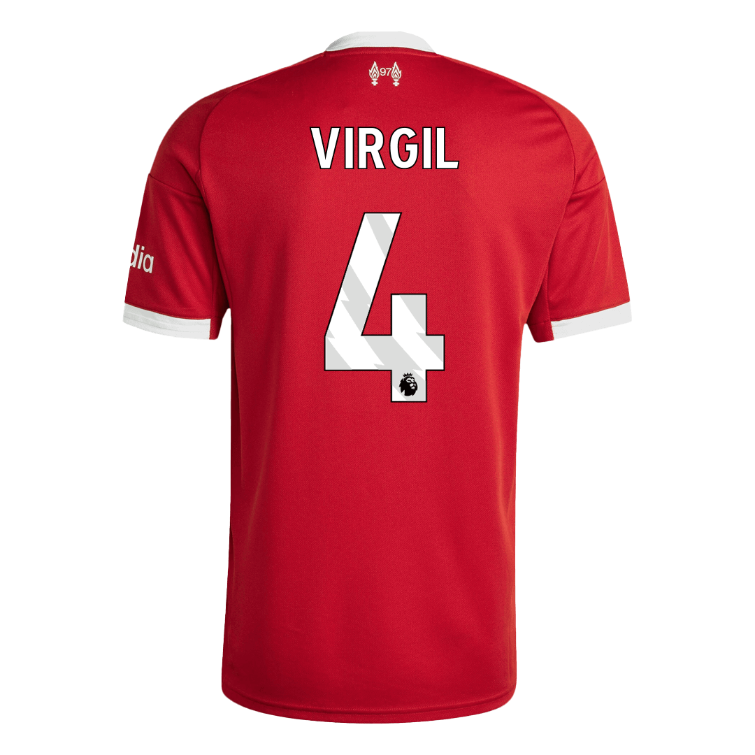 Liverpool VIRGIL #4 Home Soccer Jersey 2025/26