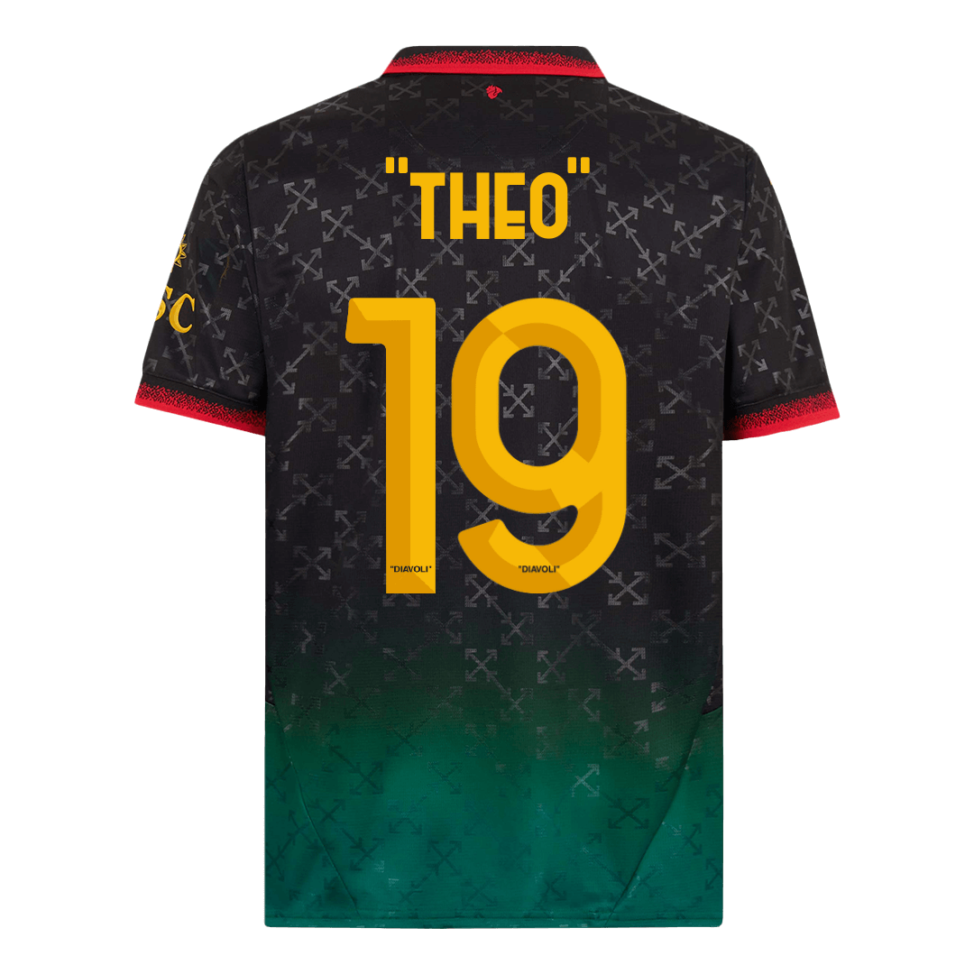 Maillot extérieur n°19 de l'AC Milan, quatrième tenue, saison 2024/25