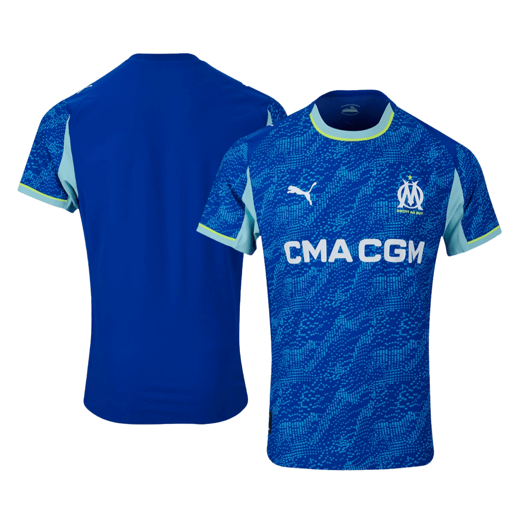Authentic Marseille Third Away Soccer Jersey 25/26 Blue