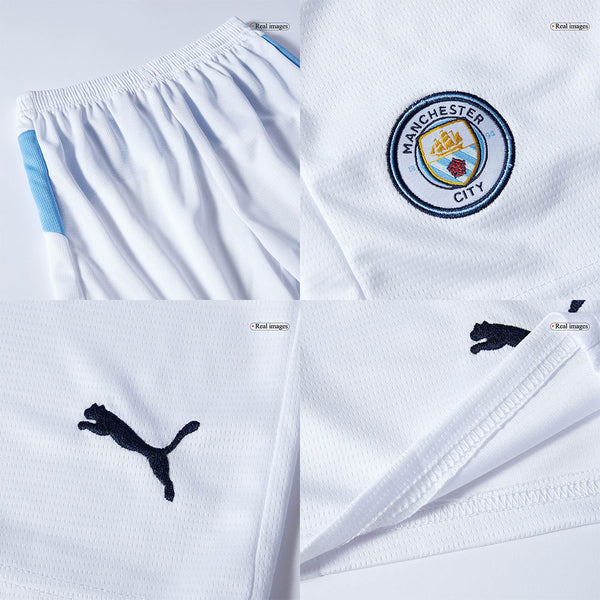 Manchester City Home Soccer Jersey Kit 2025/26 Kids(Jersey+Shorts)