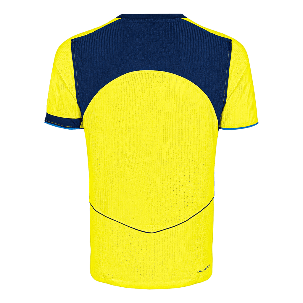 Camiseta de fútbol auténtica del Tottenham Hotspur (3.ª equipación, amarillo, 25/26)