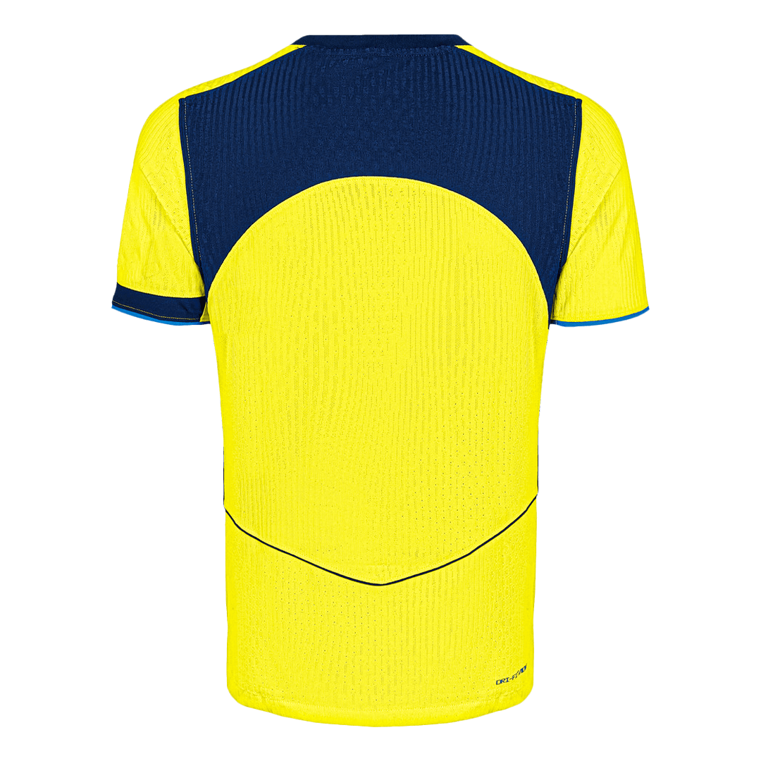 Camiseta de fútbol auténtica del Tottenham Hotspur (3.ª equipación, amarillo, 25/26)