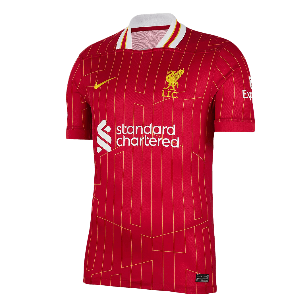 Liverpool LUIS DÍAZ #7 Home Soccer Jersey 2024/25 - UCL Edition