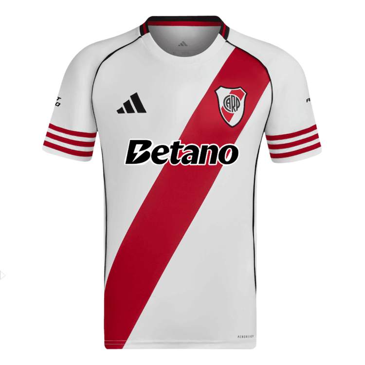 River Plate Home Soccer Jersey 2025/26 - Football Shirt | SmartJerseys | Official Quality