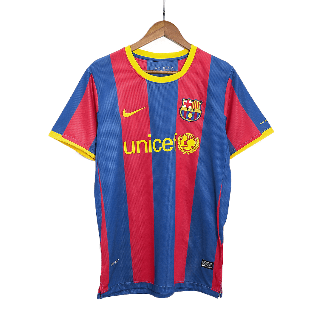 Barcelona PUYOL #5 Home Soccer Jersey Retro 2010/11