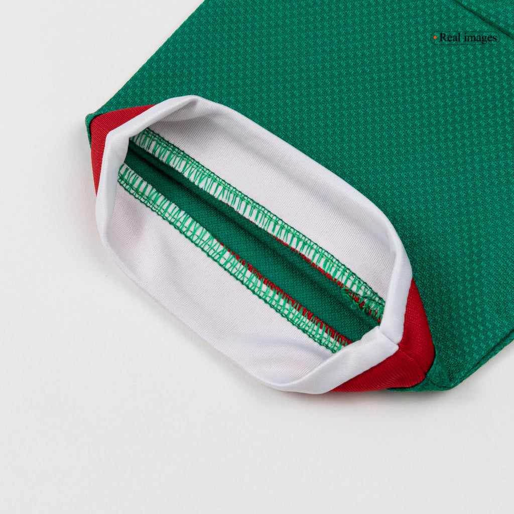 Kit de camiseta de fútbol local de México para niños (camiseta, pantalones cortos y calcetines) 25/26 Verde