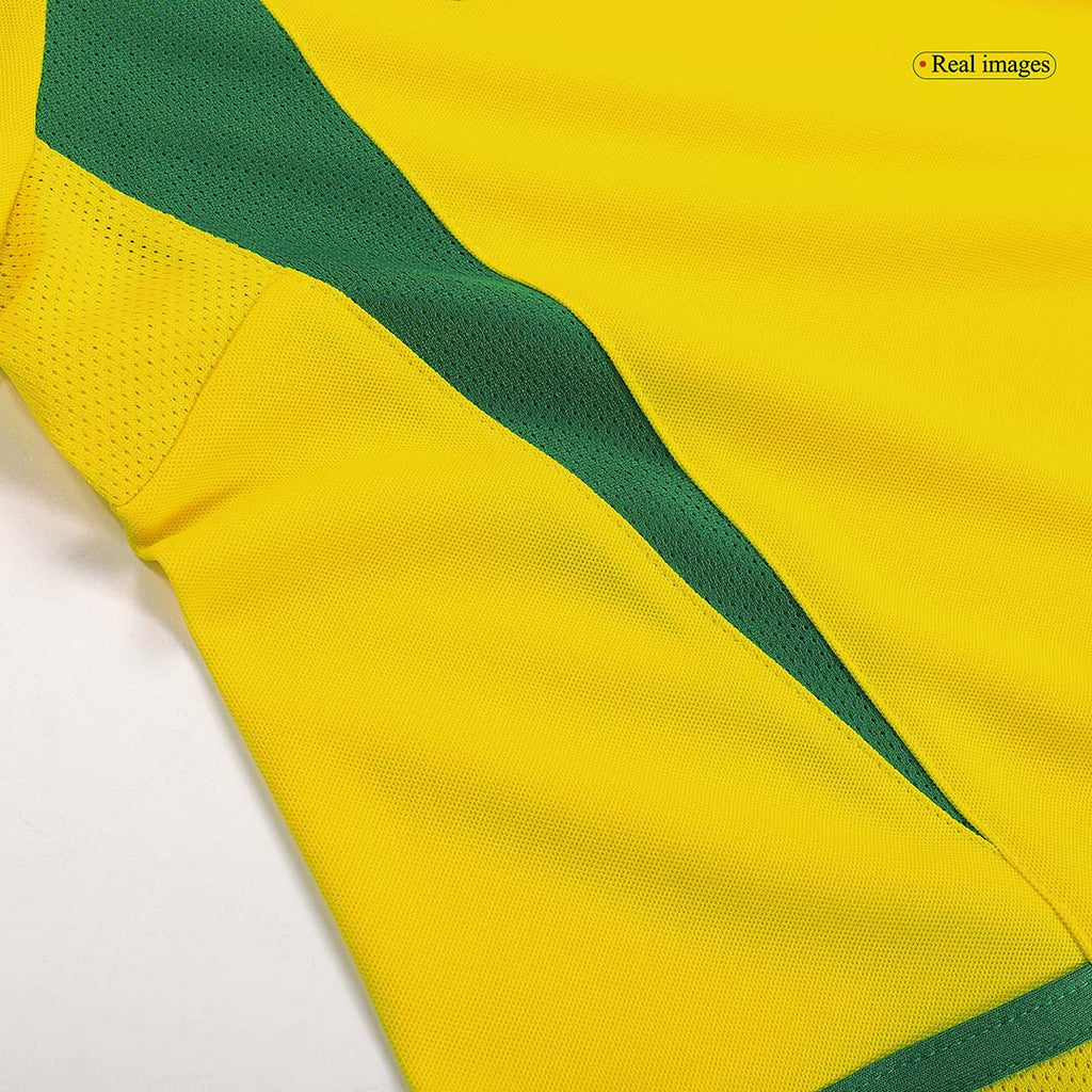 Brazil CAFU #2 Home Soccer Jersey Retro 2002/03