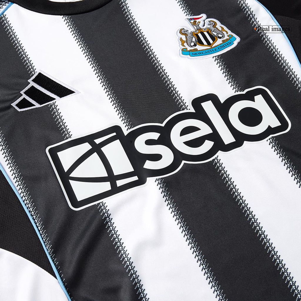 Newcastle United Home Soccer Jersey 2025/26 Black&White