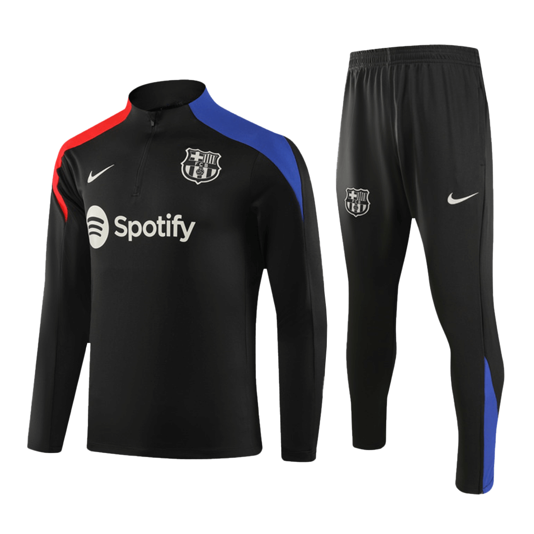 Barcelona Zipper Sweatshirt Kit(Top+Pants) 24/25 - Football Shirt | SmartJerseys | Official Quality