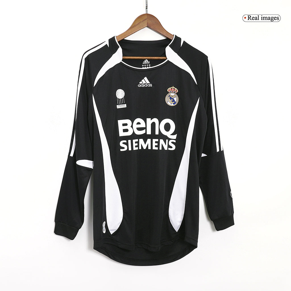 Real Madrid Away Jersey Retro 2006/07 - Long Sleeve - Football Shirt | SmartJerseys | Official Quality