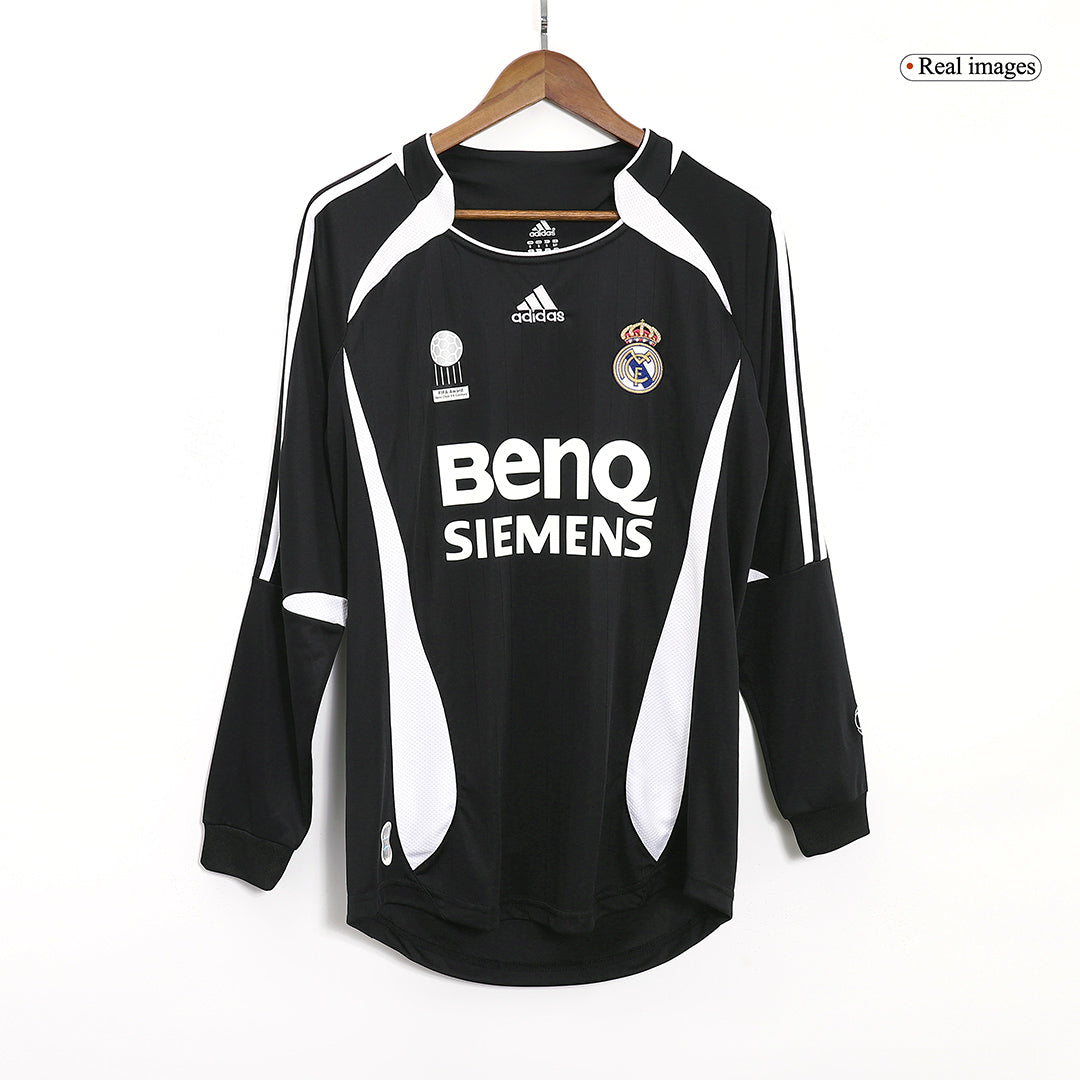 Real Madrid Away Jersey Retro 2006/07 - Long Sleeve - Football Shirt | SmartJerseys | Official Quality