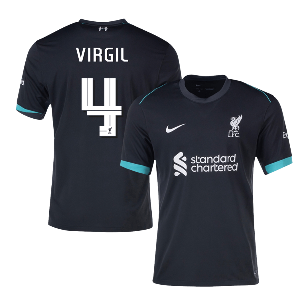Liverpool VIRGIL #4 Away Soccer Jersey 2024/25 - UCL Edition - Football Shirt | SmartJerseys | Official Quality