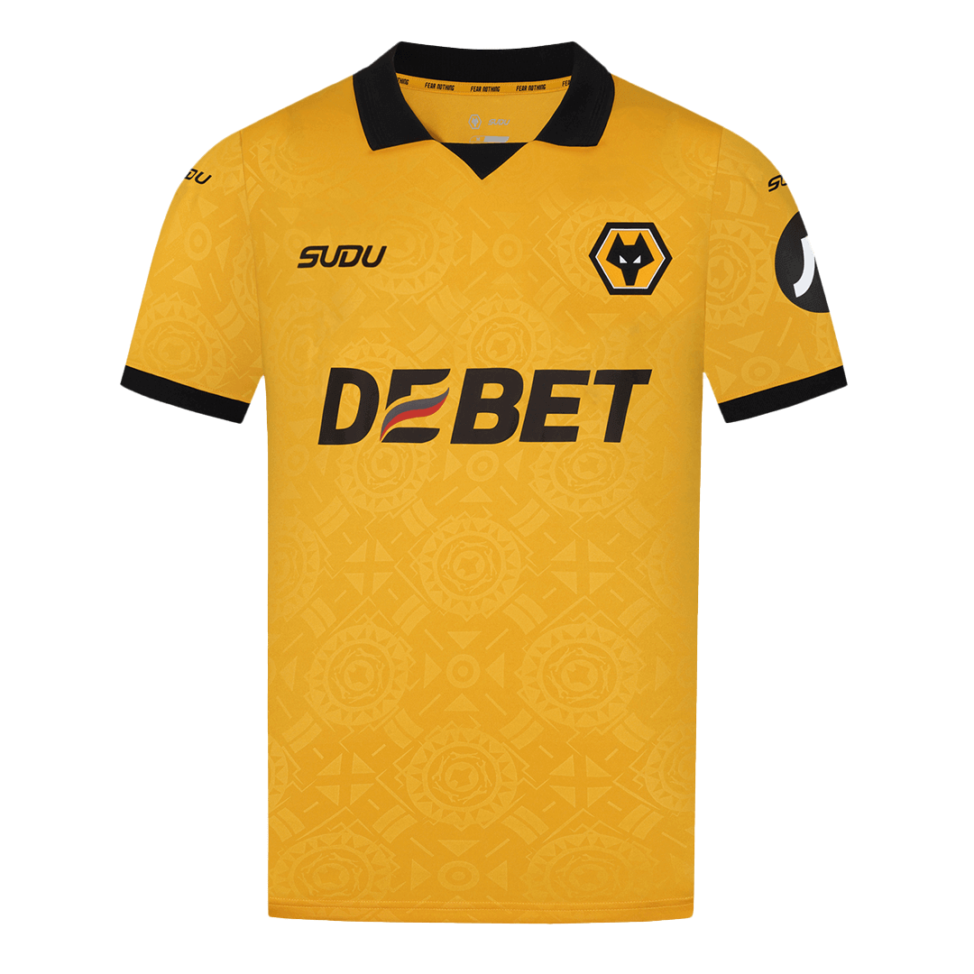 Wolverhampton Wanderers Home Soccer Jersey 2025/26 - Football Shirt | SmartJerseys | Official Quality