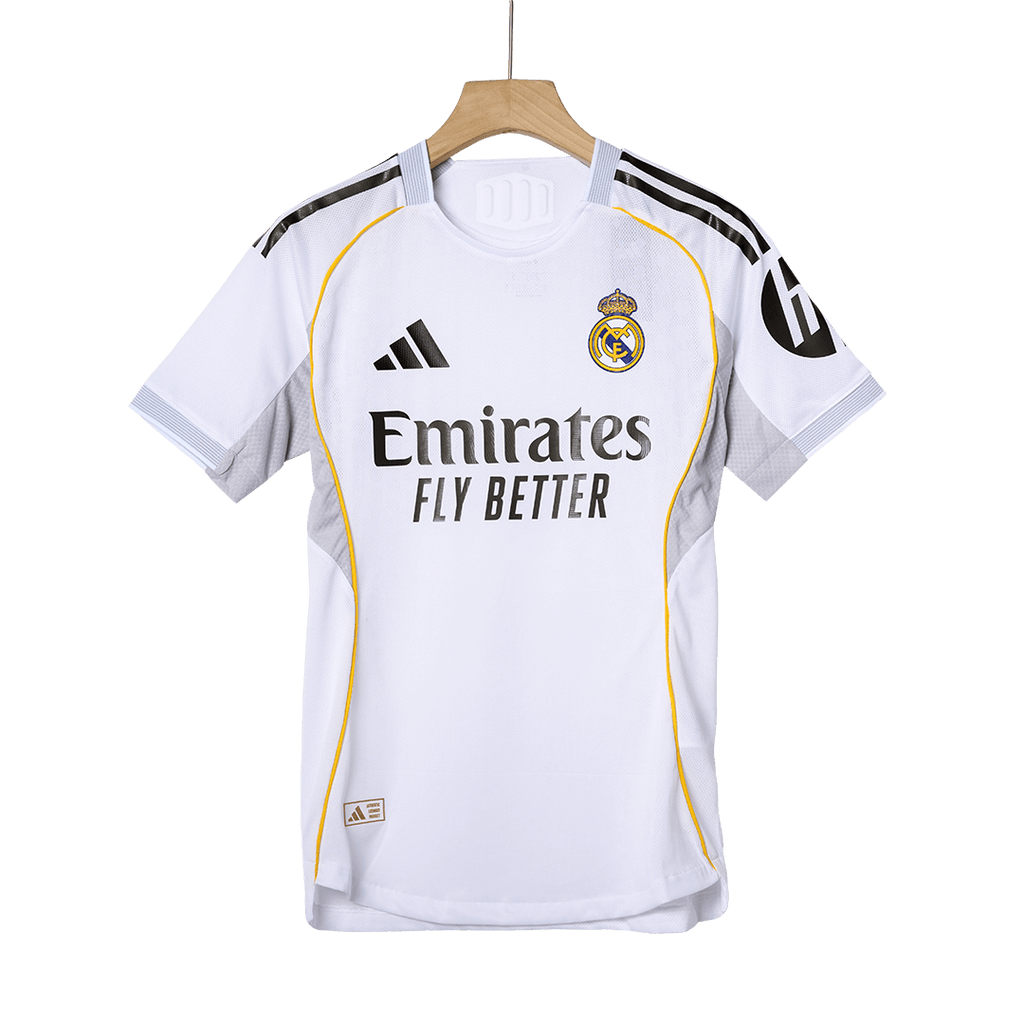 Camiseta de fútbol local VINI JR. #7 del Real Madrid auténtica 2025/26