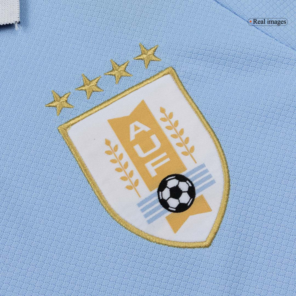 Camiseta de fútbol local de Uruguay Copa Mundial 2026 Azul